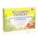 MÜLLEROVE PASTILKY S ISLAND. LIŠAJNÍKOM A VIT. C Bez cukru 1x36 ks obrázok