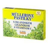 MÜLLEROVE PASTILKY S ISLAND. LIŠAJNÍKOM A VIT. C (na odkašliavanie) 1x12 ks obrázok