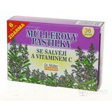 MÜLLEROVE PASTILKY SO ŠALVIOU A VIT. C (pri nachladení) 30+6 zadarmo (36 ks) obrázok