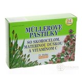 MÜLLEROVE PASTILKY SO SKOR. MAT. DÚŠKOU A VIT. C (pri kašli) 1x24 ks obrázok