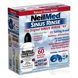 NeilMed SINUS RINSE Original Kit fľaška 240 ml + vrecúška (morská soľ) 60 ks, na hygienu nosa, 1x1 set obrázok