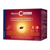 Novo C komplex forte LIPOZOMÁLNY VITAMÍN C mäkké cps, s vitamínom D3, zinkom, extraktom zo šípok a citrusovými bioflavonoidmi, 1x60 ks obrázok