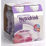 NUTRIDRINK MULTIFIBRE jahodová príchuť 4x200 ml obrázok