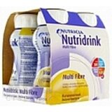 NUTRIDRINK MULTIFIBRE vanilková príchuť 4x200 ml obrázok