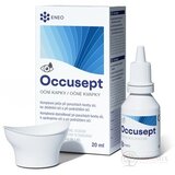 Occusept ENEO očné kvapky, s vaničkou, 1x20 ml obrázok