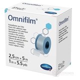 Omnifilm fixačná náplasť z transparentnej fólie na cievke (2,5 cm x 5 m) 1x1 ks obrázok