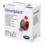 Omniplast fixačná náplasť z textilu na cievke (2,5 cm x 5 m) 1x1 ks obrázok