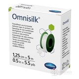 Omnisilk fixačná náplasť z umelého hodvábu na cievke (1,25 cm x 5 m) 1x1 ks obrázok