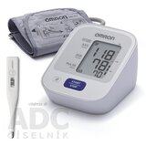 OMRON M2 Digitálny TLAKOMER automatický na rameno 1 ks + teplomer zadarmo 1 ks, 1x1 set obrázok