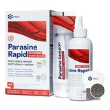 Parasine Rapid roztok + šampón na vši ENEO 2x200 ml + hrebeň + čiapka 2 ks, 1x1 set obrázok