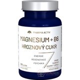 Pharma Activ MAGNESIUM + B6 Hroznový cukor pastilky s príchuťou citrón-mäta 1x100 ks obrázok