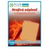 PLUS LEKÁREŇ HREJIVÁ NÁPLASŤ s kapsaicínom 12x18 cm, 1x1 ks obrázok