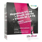 PLUS LEKÁREŇ Magnézium +Draslík +Vitamín B6 SHOTS ampuly, s príchuťou lesné plody 10x25 ml obrázok