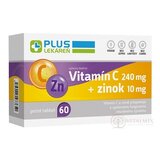 PLUS LEKÁREŇ Vitamín C 240 mg + zinok 10 mg tbl 1x60 ks obrázok