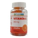 PLUS LEKÁREŇ Vitamín C 250 mg želé cukríky, pomarančová príchuť 1x60 ks obrázok