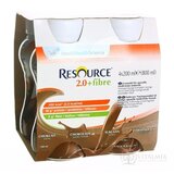 RESOURCE 2,0+ Fibre Čokoládová príchuť sol 4x200 ml (800 ml) obrázok