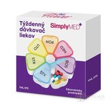 SimplyMED Pill Flower Týždenný dávkovač liekov YHL 075, 1x1 ks obrázok