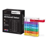SimplyMED Týždenný dávkovač liekov vysúvací, model 28003, 1x1 ks obrázok