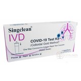 Singclean COVID-19 Test Kit antigénový, výterový, nazálny test (Colloidal Gold Method) 1x1 ks obrázok