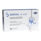 Sinovial HL 3,2% roztok kys. hyalurónovej v injekčnej striekačke s ihlou, do kĺbov 1x2 ml obrázok