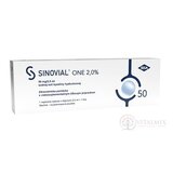 Sinovial ONE 2% roztok kys. hyalurónovej v injekčnej striekačke s ihlou, do kĺbov (50 mg/2,5 ml) 1x2,5 ml obrázok