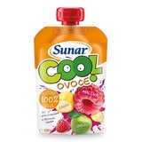 Sunar COOL ovocie Malina, Banán, Jablko (od ukonč. 12. mesiaca) 1x120 g obrázok