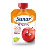 Sunar Do ručičky JABLKO 100 % ovocia (od ukonč. 4. mesiaca) 1x100 g obrázok