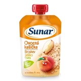 Sunar Ovocná kašička broskyňa, jablko, ovos (od ukonč. 6. mesiaca) 1x120 g obrázok