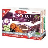 TEREZIA HEMOPLUS + KYSELINA LISTOVÁ cps 50+10 zadarmo (60 ks) obrázok