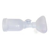 TipsHaler-HospitHal Inhalačná komora pre tlak. dávkovací inhalátor, s detskou maskou (delená, OrHal s prepážkou), od 1 do 6 rokov, 1x1 ks obrázok