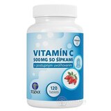 TOZAX Vitamín C 500 mg so šípkami tbl s postupným uvoľňovaním 1x120 ks obrázok