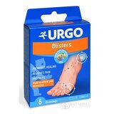 URGO Blisters Na pľuzgiere hydrokoloidná náplasť, 2 veľkosti, 1x6 ks obrázok