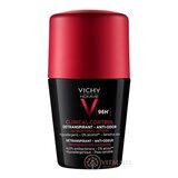 VICHY HOMME DEO CLINCAL CONTROL DETRANSPIRANT 96H detranspirant proti zápachu, roll-on 1x50 ml obrázok