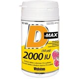 Vitabalans D-max 2000 IU (50 µg) žuvacie tablety 1x90 ks obrázok
