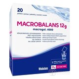 Vitabalans MACROBALANS 12 g macrogol. 4000 vrecúška, prášok na perorálny roztok na zápchu 1x20 ks obrázok