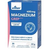 VITAR Magnézium 400 mg + vitamíny B6 a C vrecúška s príchuťou grepu 1x20 ks obrázok