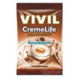 VIVIL BONBONS CREME LIFE Latte Macchiato drops so smotanovo kávovou príchuťou, bez cukru 1x60 g obrázok