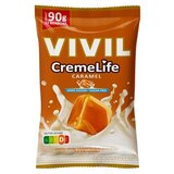 VIVIL BONBONS CremeLife CARAMEL drops so smotanovo karamelovou príchuťou, bez cukru 1x90 g obrázok