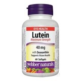 Webber Naturals Luteín 40 mg cps, so zeaxantínom, 1x60 ks obrázok