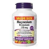 Webber Naturals Magnézium bisglycinát 200 mg cps 1x120 ks obrázok