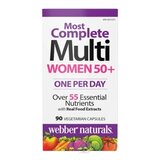 Webber Naturals Multivitamín pre ženy 50+ cps 1x90 ks obrázok