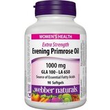 Webber Naturals Púpalka Dvojročná 1000 mg (Naturals Evening Primrose Oil) cps 1x90 ks obrázok