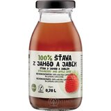 zdravo 100% ŠŤAVA Z JAHÔD A JABĹK 1x200 ml obrázok