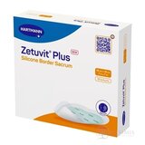 Zetuvit Plus Silicone Border Sacrum kompres sterilný (18x18 cm) 1x10 ks obrázok