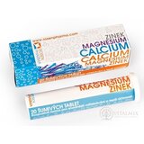 ZINOK, MAGNESIUM, CALCIUM - RosenPharma tbl eff 1x20 ks obrázok