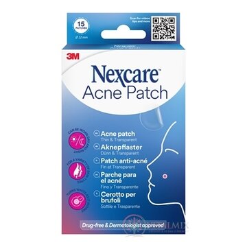 3M Nexcare Náplasť na akné tenká a priehľadná 1x15 ks obrázok