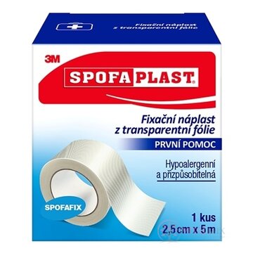 3M SPOFAPLAST č.432 Fixačná náplasť 2,5cm x 5m, z netkanej textílie, cievka 1x1ks obrázok