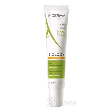 A-DERMA BIOLOGY NUTRI starostlivosť VYŽIVUJÚCA znižuje pnutie pokožky 1x40 ml obrázok