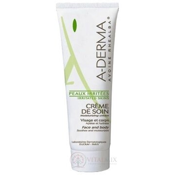A-DERMA CRÈME DE SOIN AU LAIT D’AVOINE RHEALBA zvláčňujúci a upokojujúci krém 1x50 ml obrázok