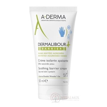 A-DERMA DERMALIBOUR+ BARRIER Ochranný krém upokojujúci (inov. 2023) 1x50 ml obrázok